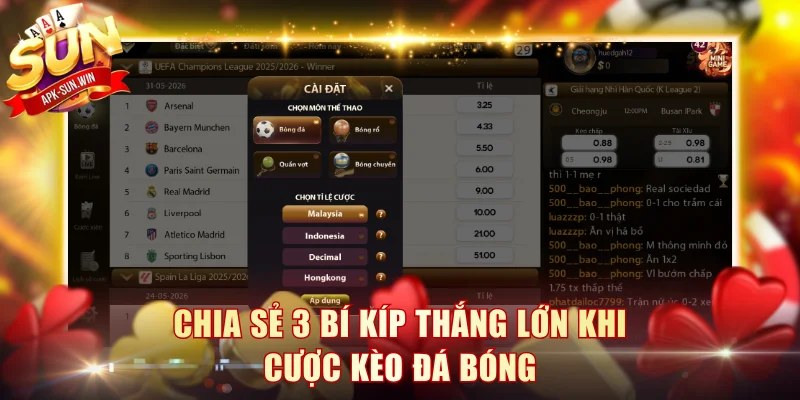 Kèo Bóng Đá Hôm Nay Sun Win - Bùng Nổ Cùng World Cup 2026 4 Chia sẻ 3 bí kíp thắng lớn khi cược kèo đá bóng