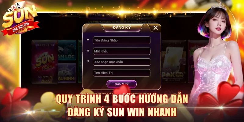 Hướng Dẫn Đăng Ký Sun Win Và Kích Hoạt Tài Khoản An Toàn 2 Quy trình 4 bước hướng dẫn đăng ký Sun Win nhanh